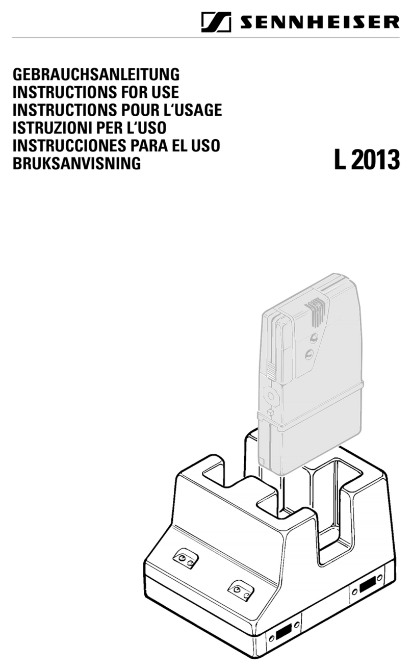 Sennheiser l2013 Instructions for use