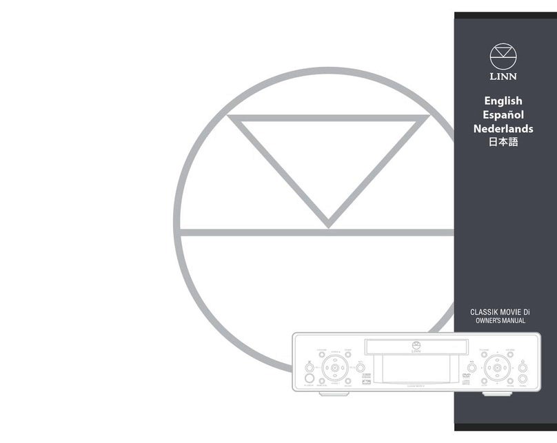Linn Classik movie Di owner's manual
