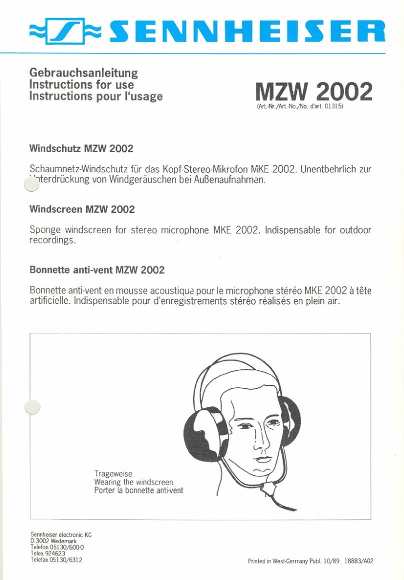 Sennheiser MKE 2002 Instructions for use