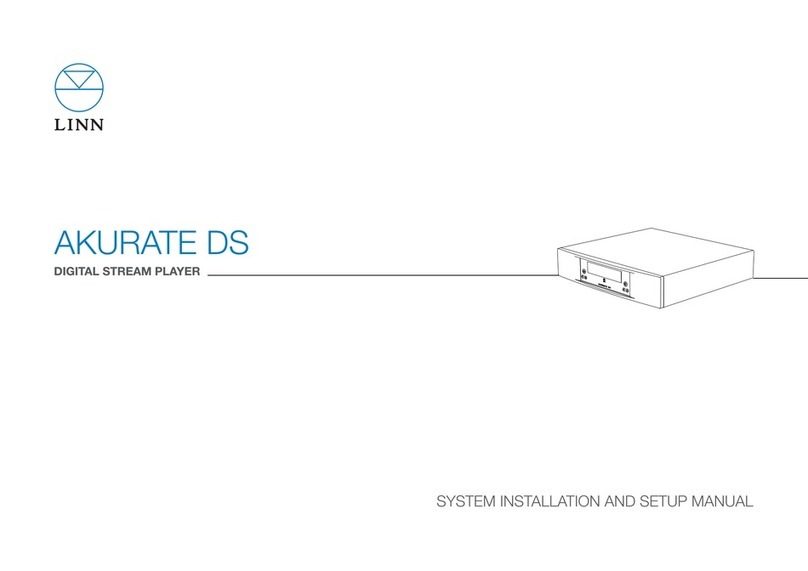 Linn AKURATE DS Installation and setup manual