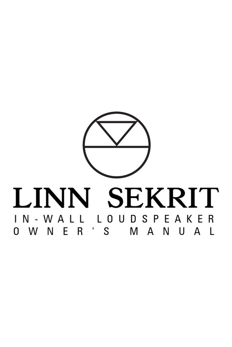 Linn SEKRIT owner's manual
