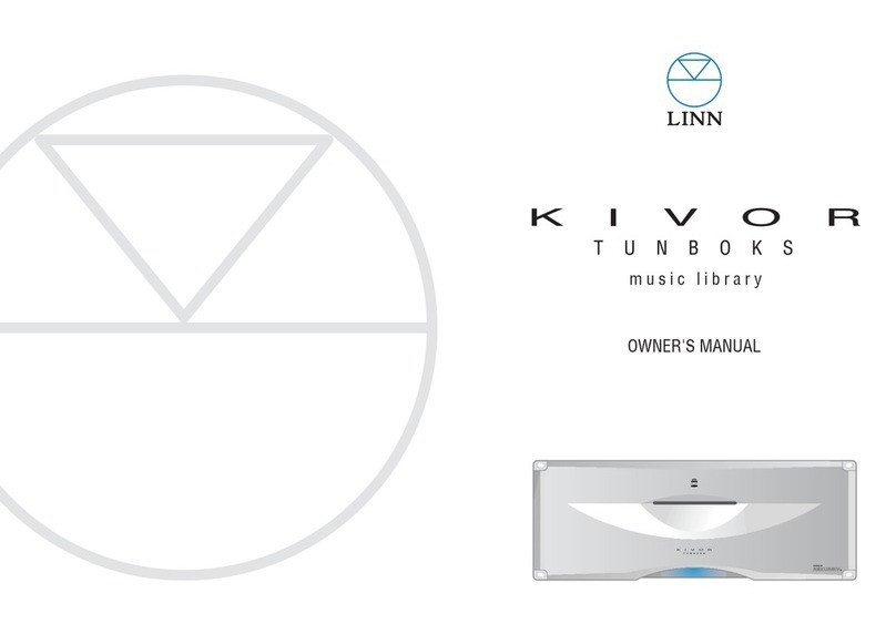 Linn Kivor Tunboks owner's manual