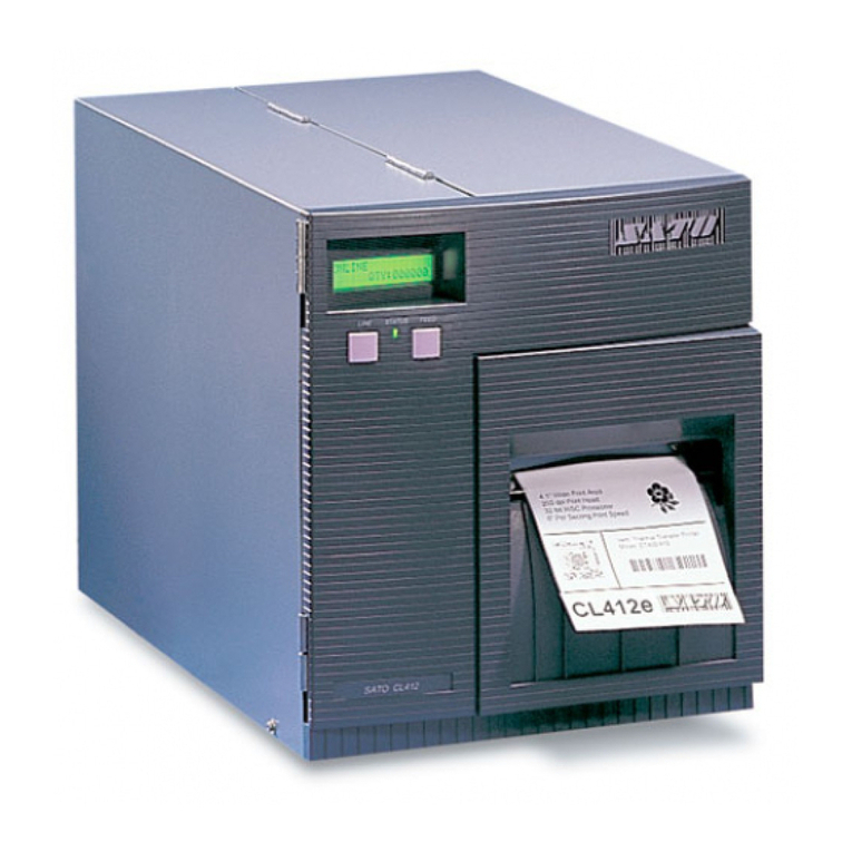 SATO CL-408 Owner's manual