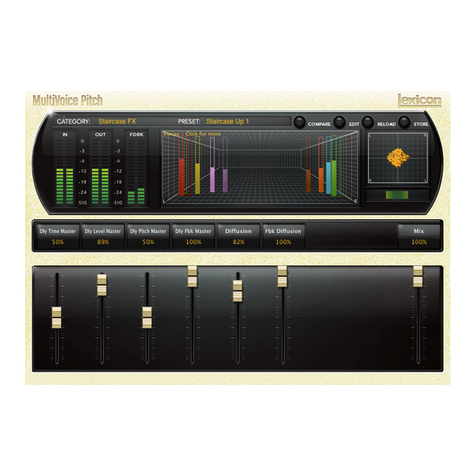 Lexicon PCM NATIVE MULTIVOICE PITCH User manual