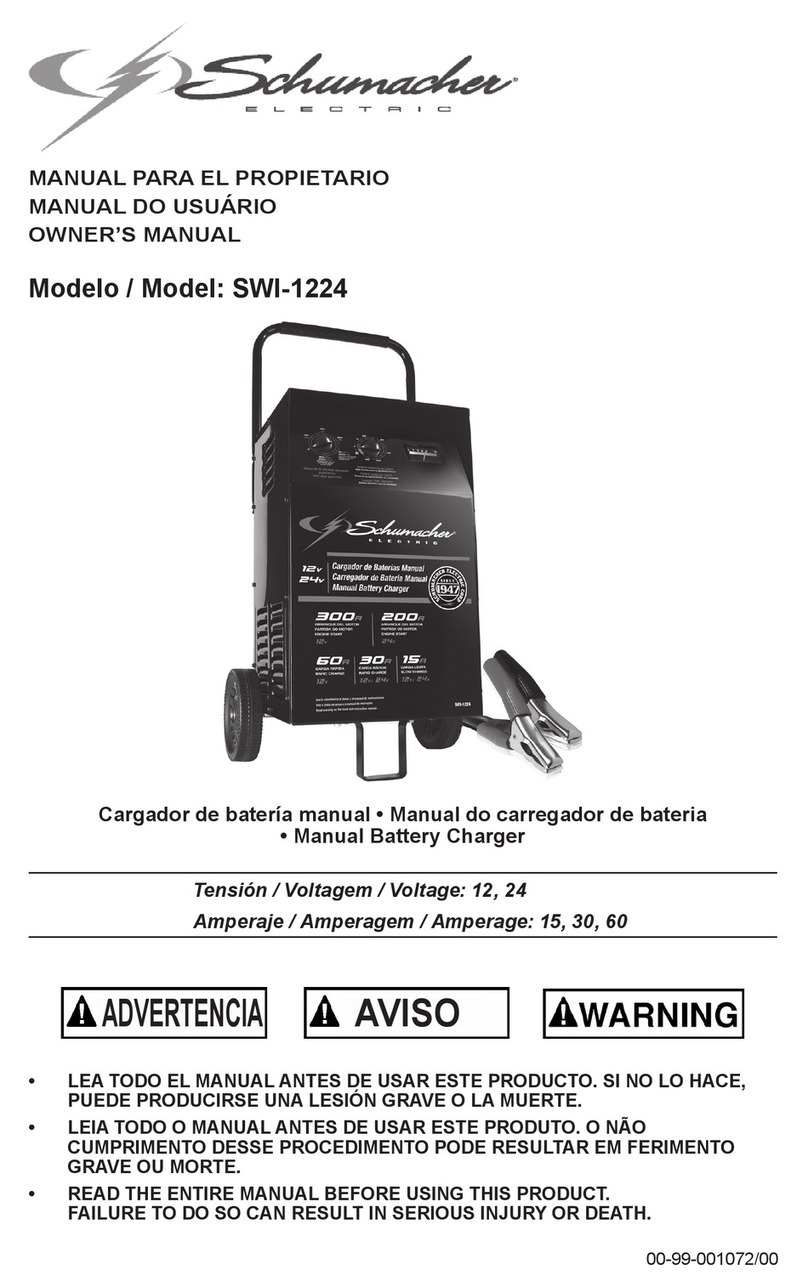 Schumacher Electric SWI-1224 owner's manual