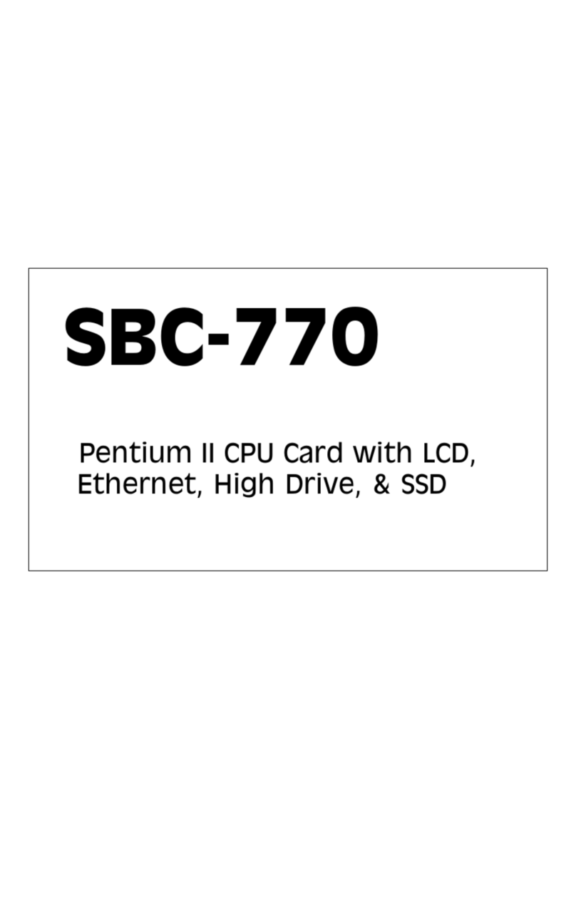 Aaeon SBC-770 User manual