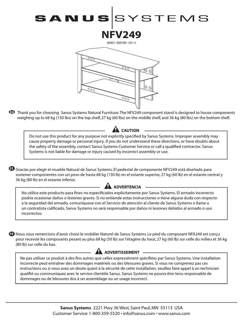 Sanus Systems NFV249 User manual