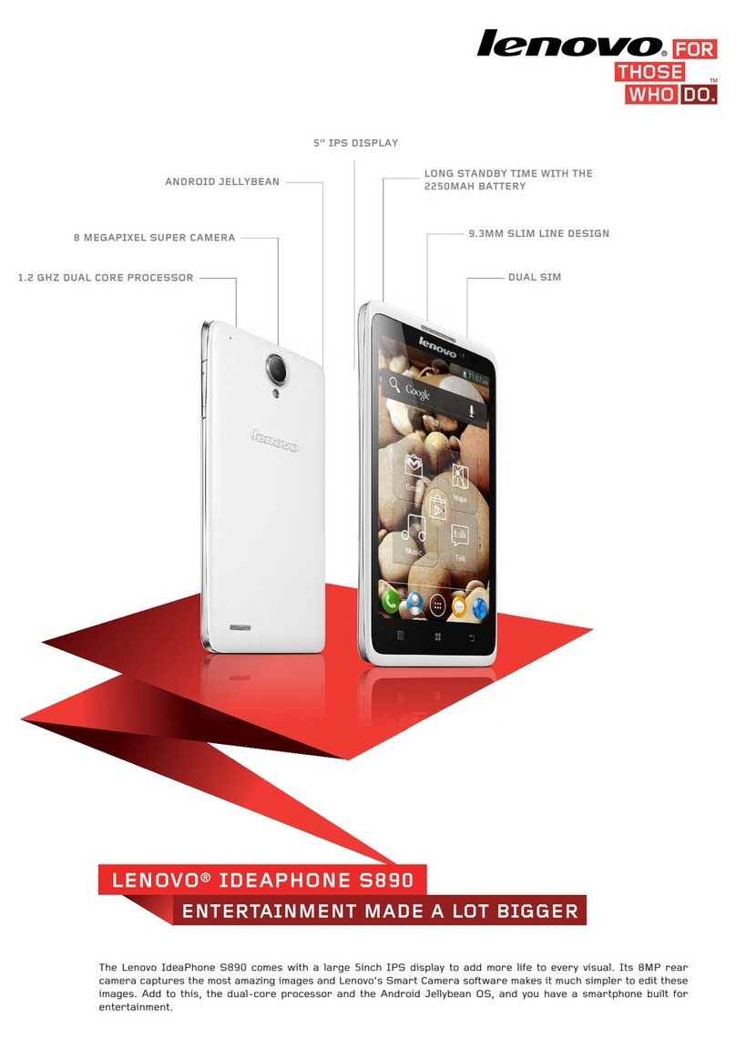 Lenovo IDEAPHONE S890 User manual