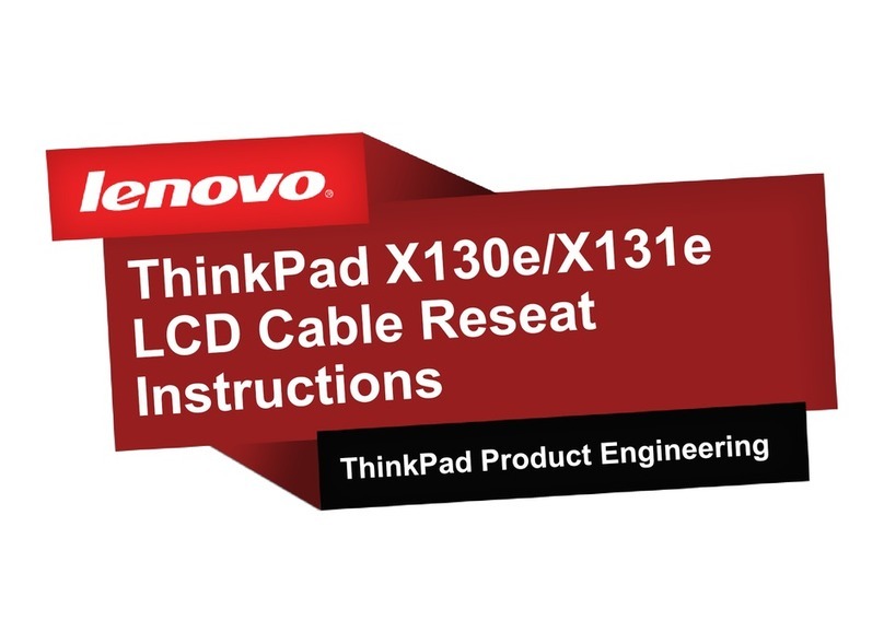 Lenovo ThinkPad X131e User manual
