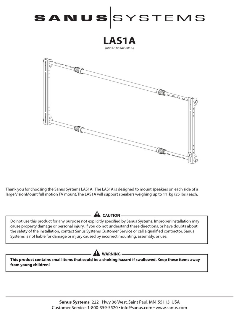 Sanus Systems LAS1A User manual