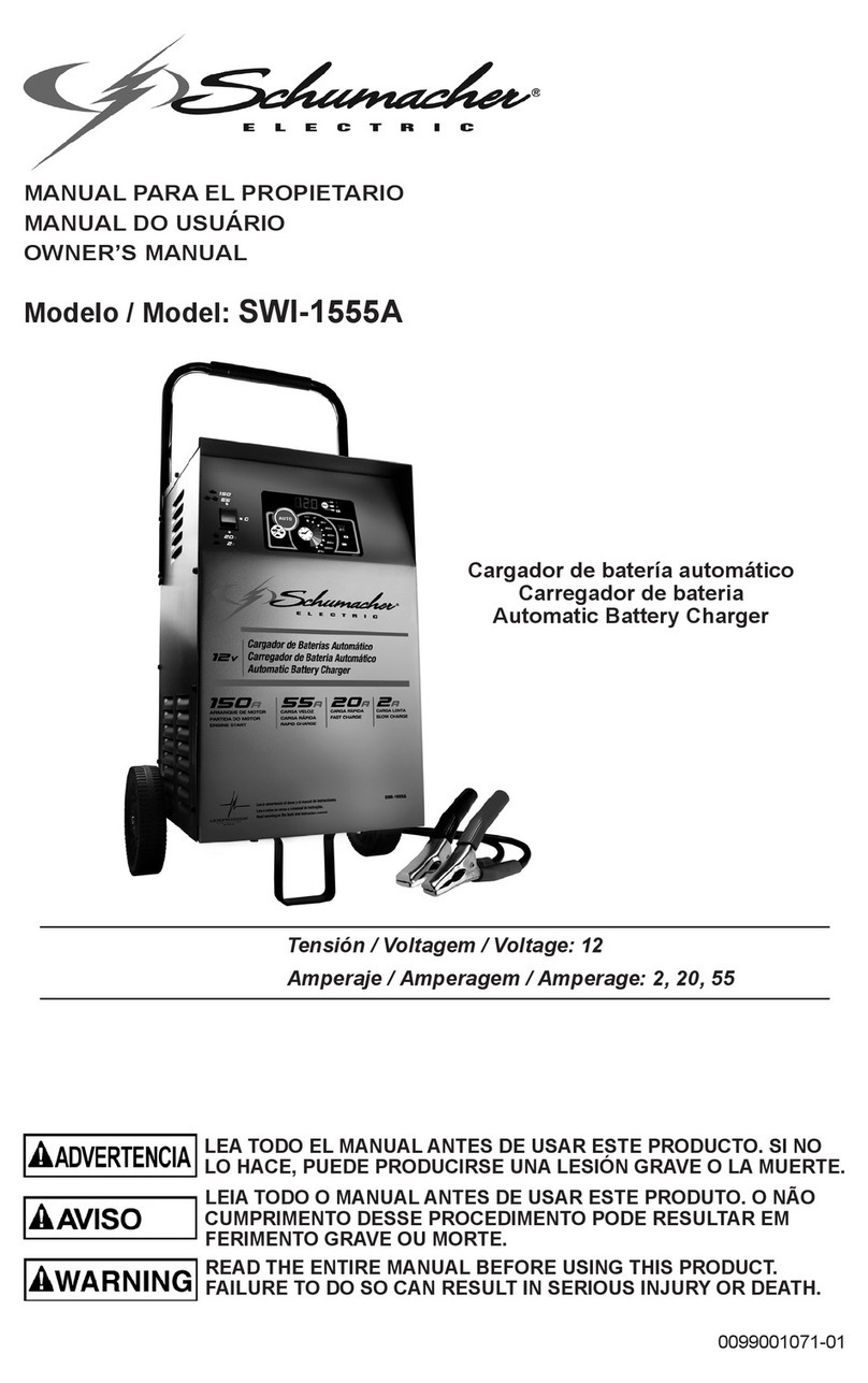 Schumacher SWI-1555A owner's manual