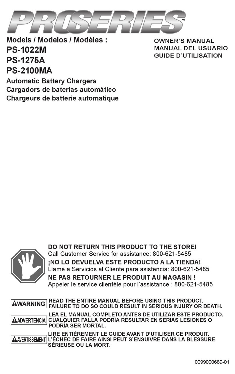 Schumacher PS-1022M owner's manual