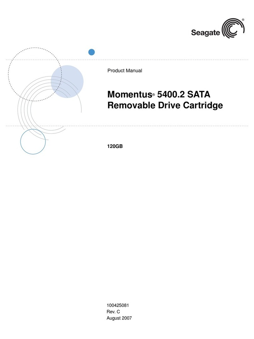 Seagate MOMENTUS 5400.2 SATA User manual