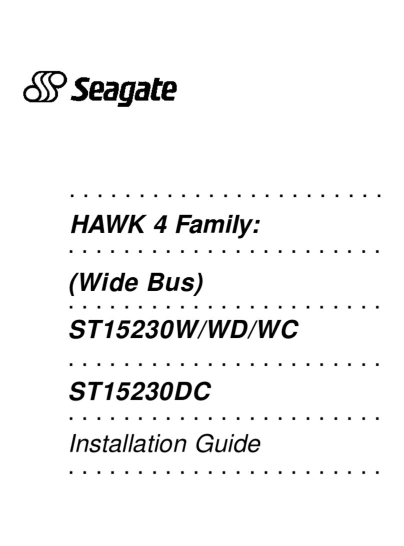 Seagate HAWK 4 Famil User manual