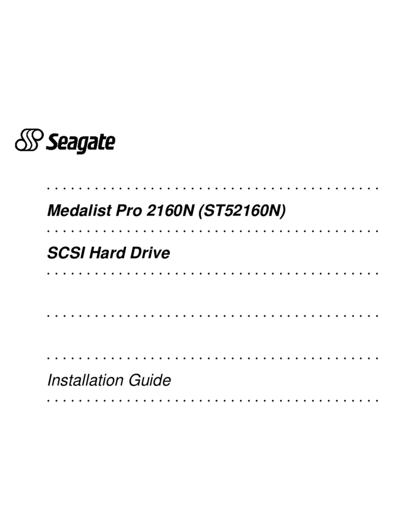 Seagate Medalist Pro 2160N User manual