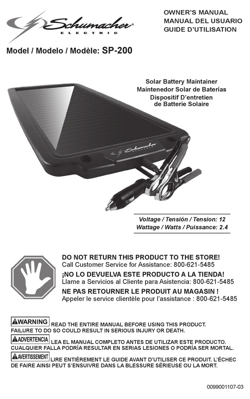 Schumacher SP-200 owner's manual