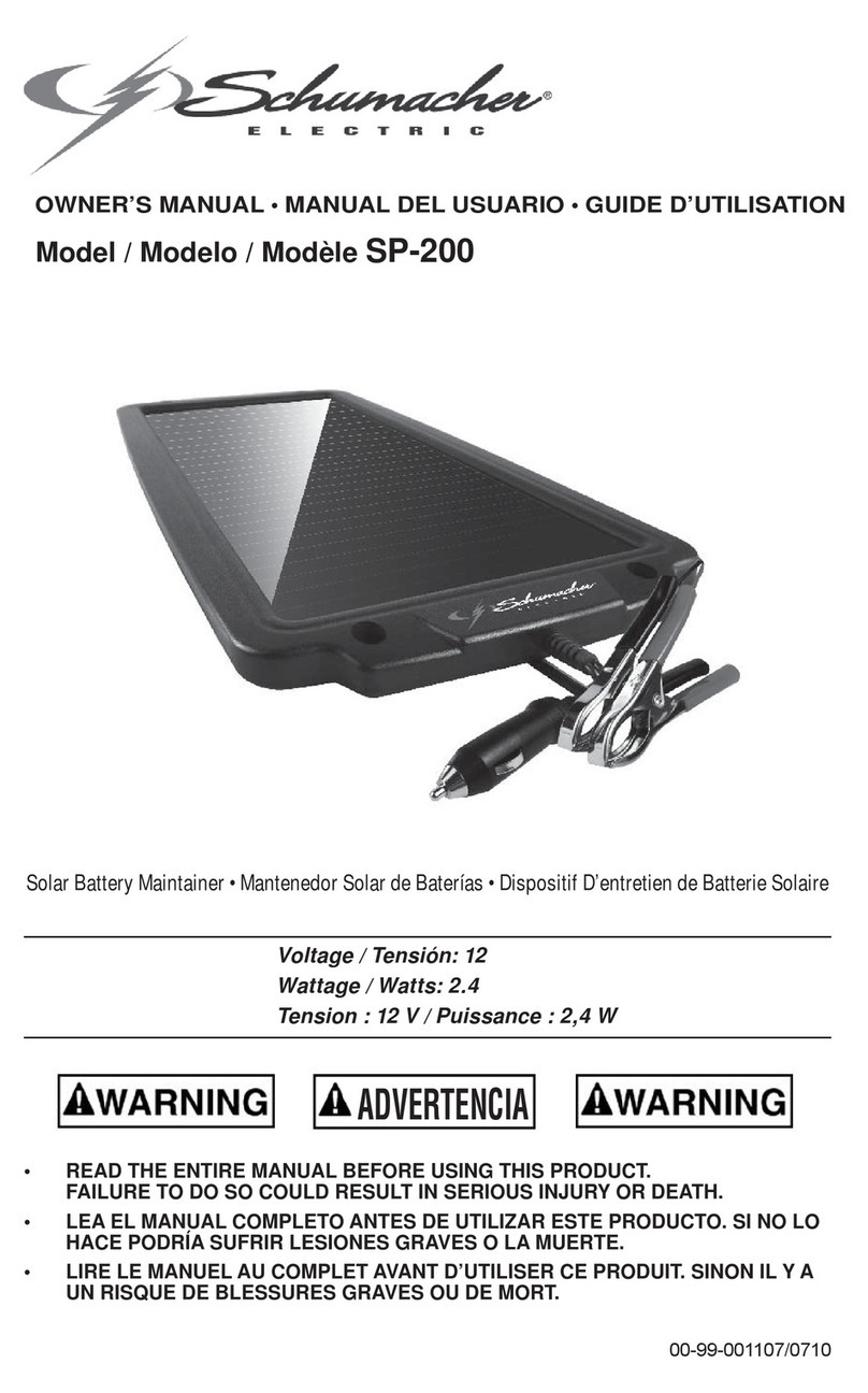 Schumacher SP-200 owner's manual