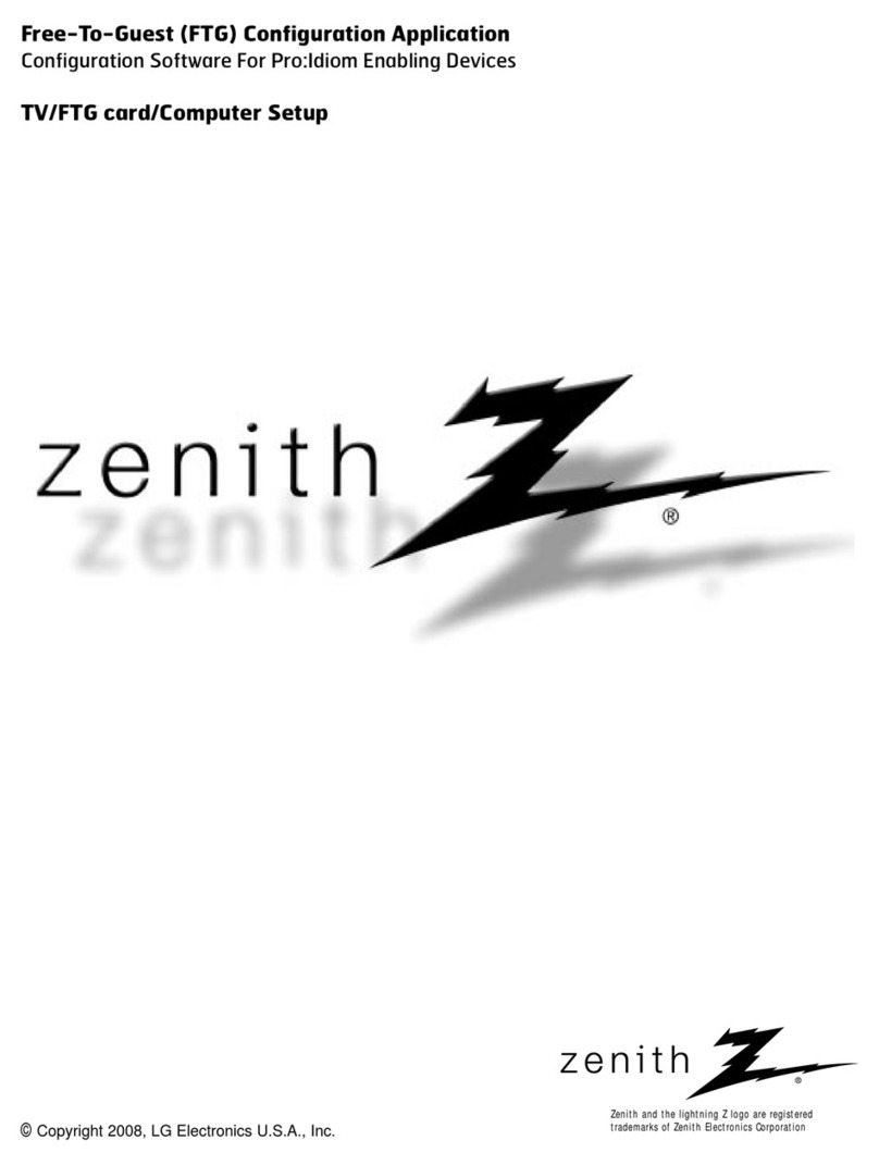 LG Zenith Free-To-Guest Configuration