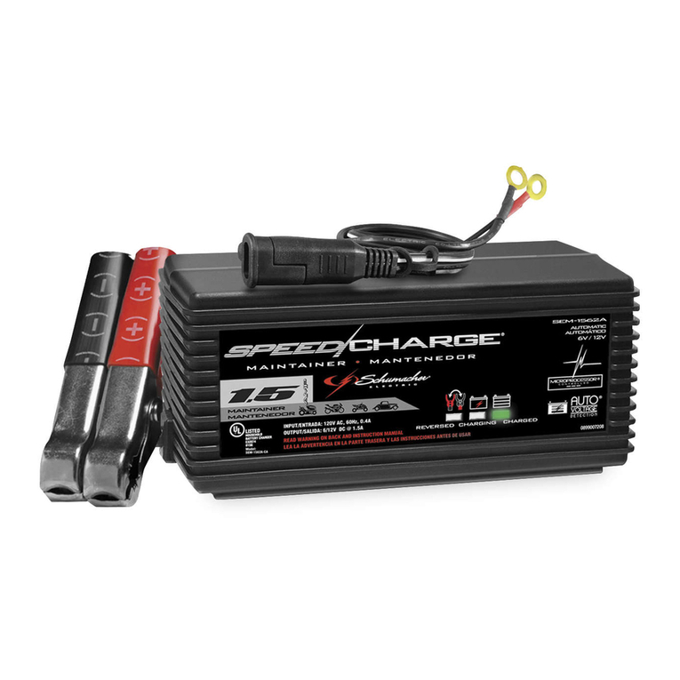Schumacher Electric SpeedCharge SEM-1562A owner's manual
