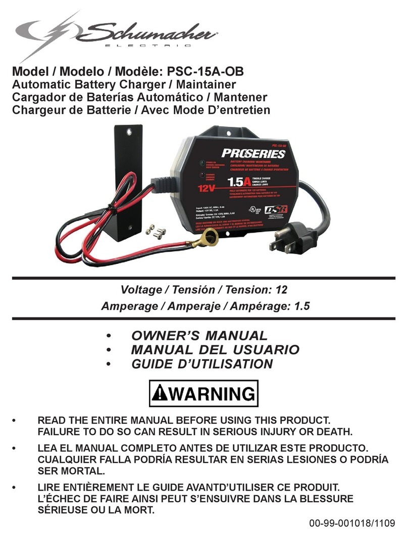 Schumacher ProSeries PSC-15A-OB User manual