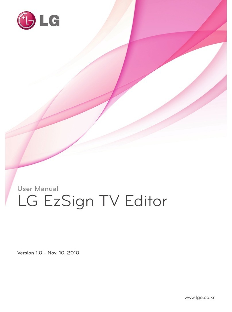 LG EzSign TV Editor User manual