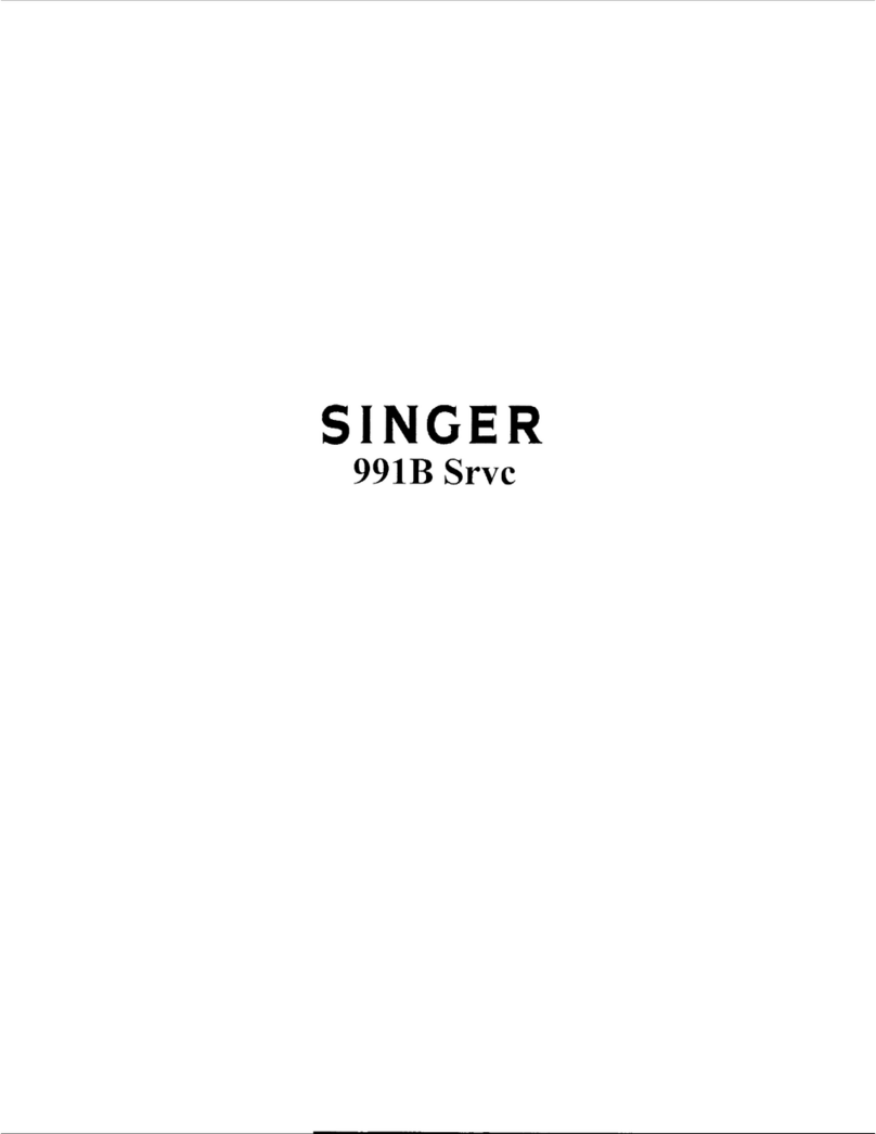 Singer 991B3 Service manual