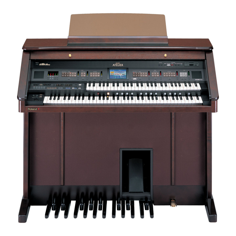 Roland Atelier AT 60SL American Classic User manual