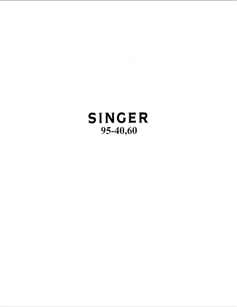 Singer 95-40 owner's manual