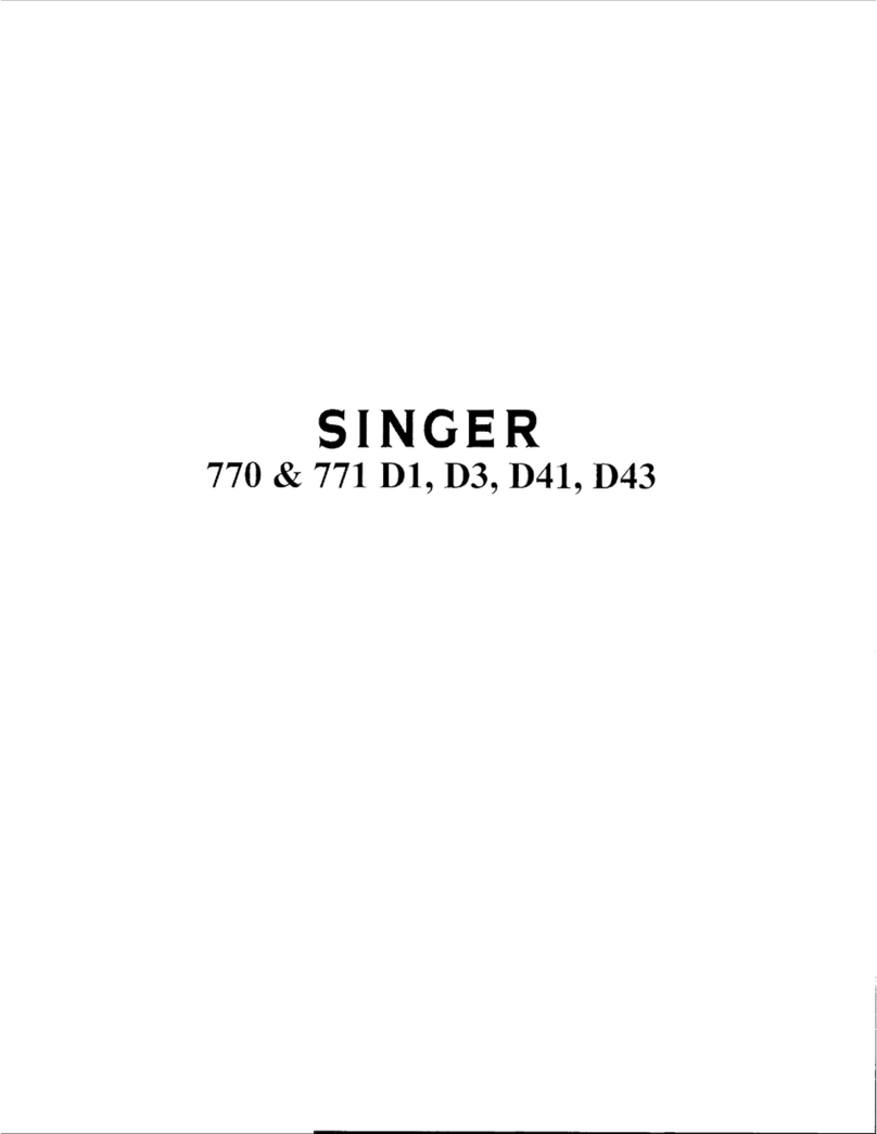 Singer 770D1 User manual Singer 770D1 User manual