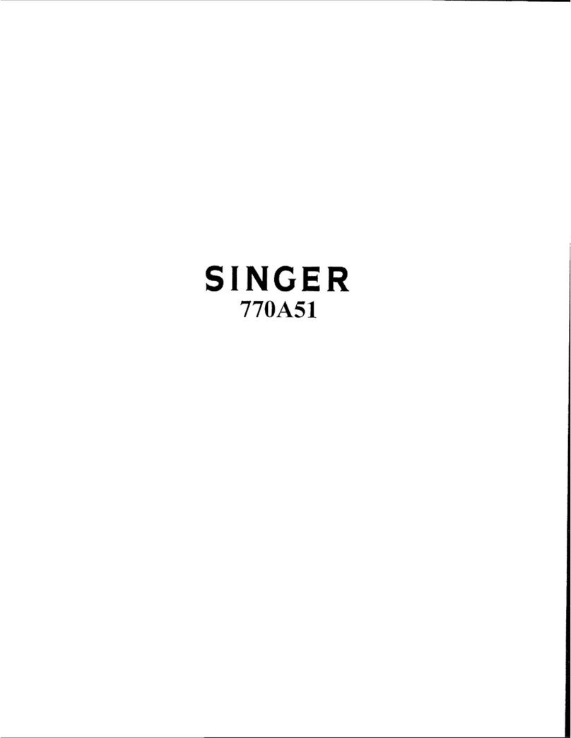 Singer 770A51 Service manual
