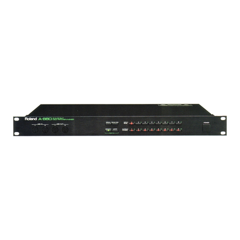 Roland A-880 User manual