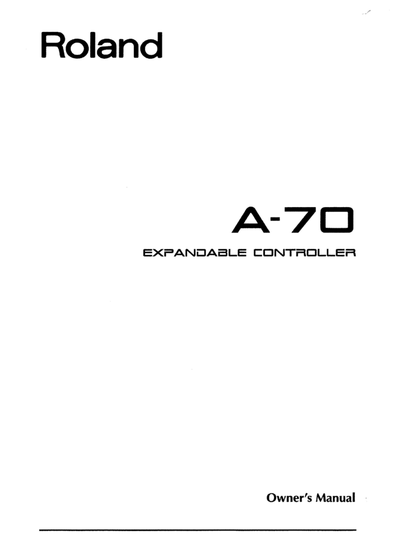 Roland A-70 User manual