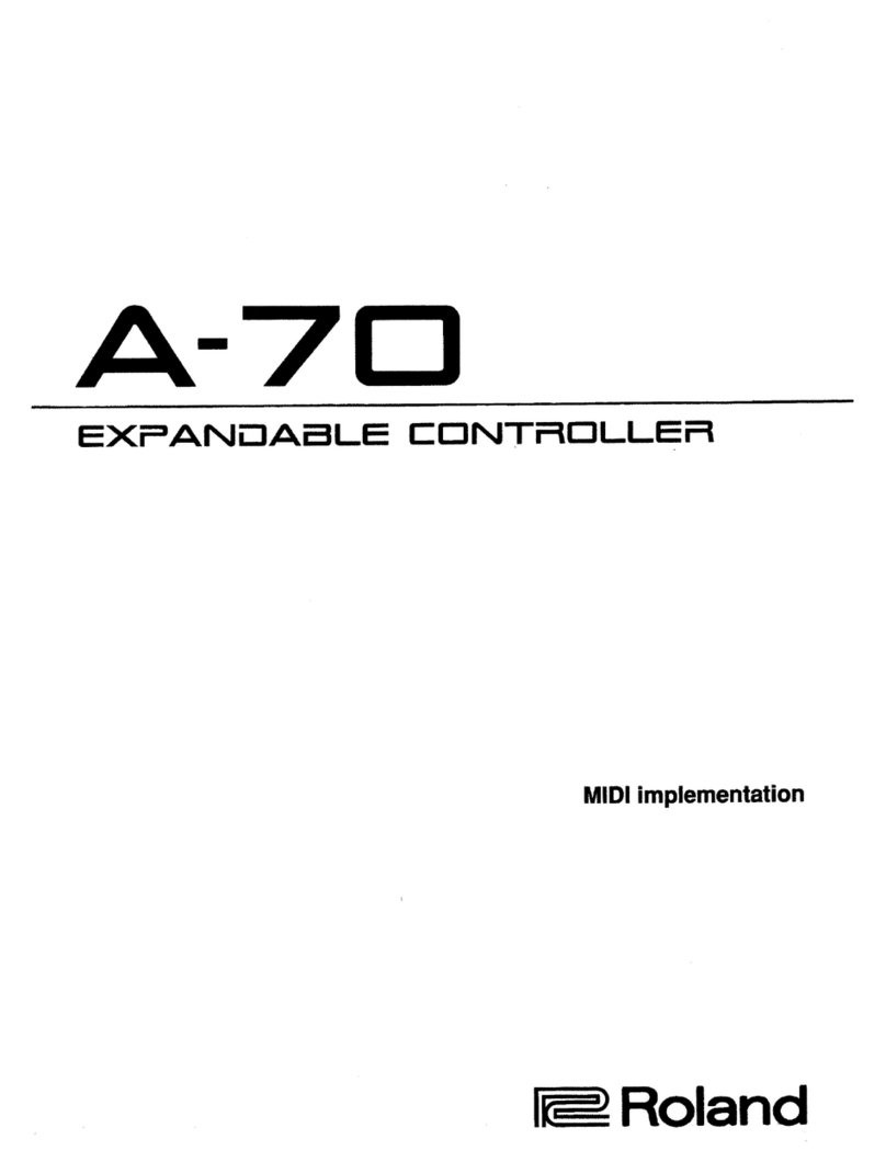 Roland A-70 User manual