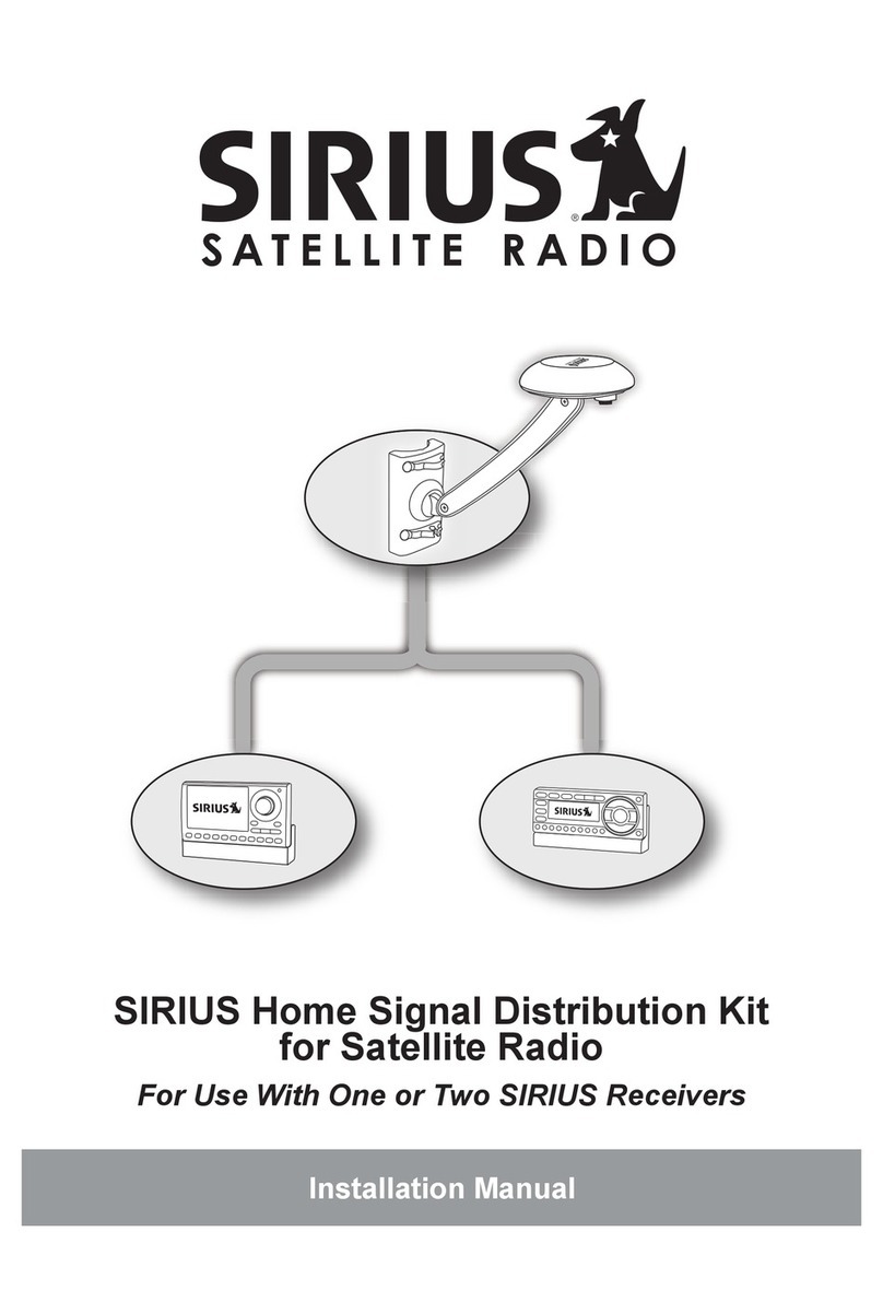 Sirius Satellite Radio 14245 User manual