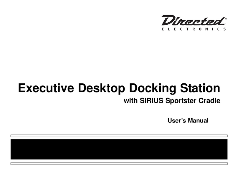 Directed Electronics Executive Desktop Docking Station user manual
