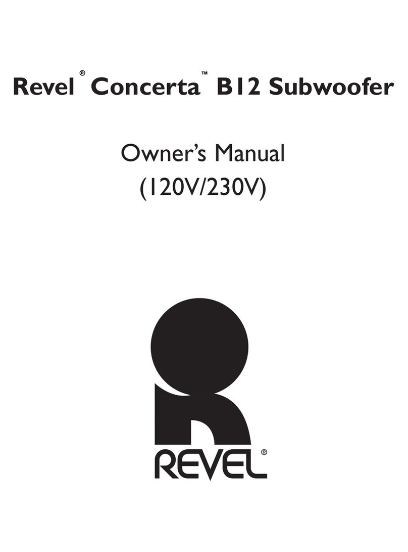 REVELL Concerta B12 owner's manual