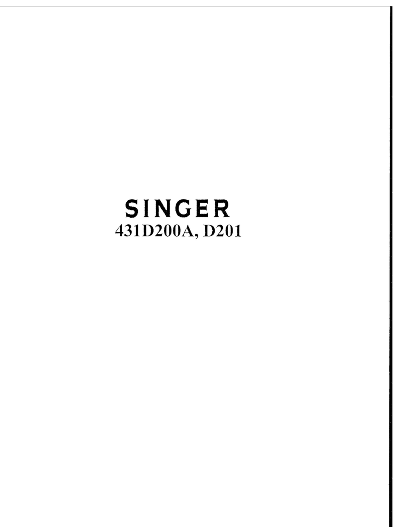 Singer 431 D200A Service manual