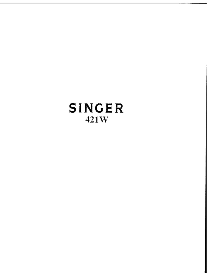 Singer 421W class Service manual