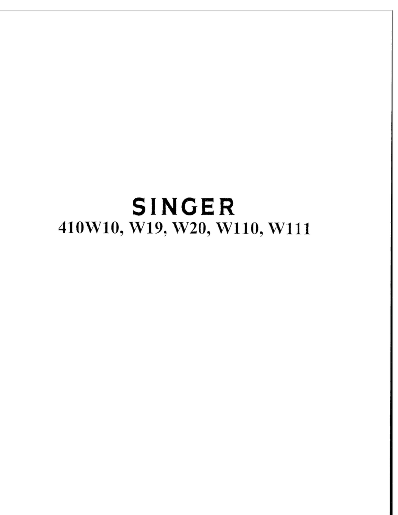 Singer 410W10 instructions
