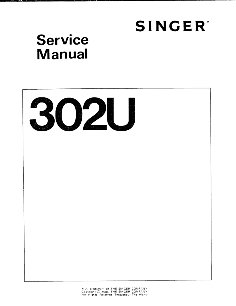 Singer 302U201 Service manual Singer 302U201 Service manual