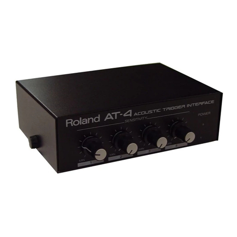 Roland AT-4 User manual