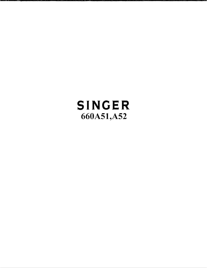 Singer 660A51 User manual