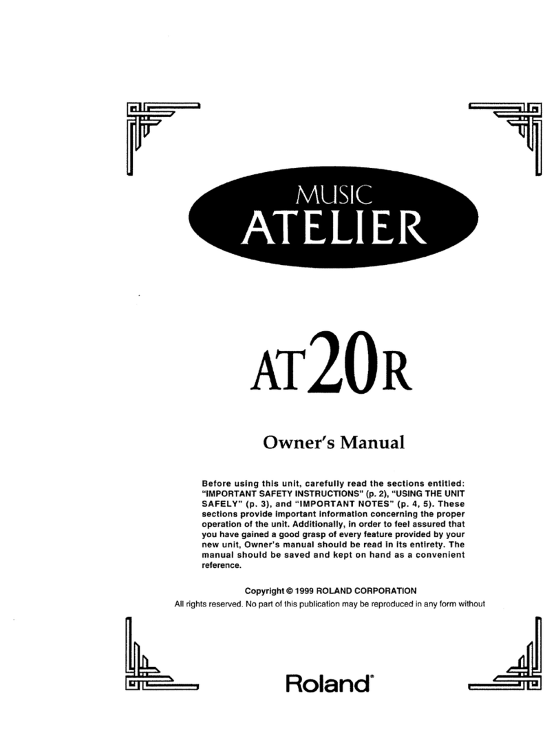 Roland AT-20R User manual