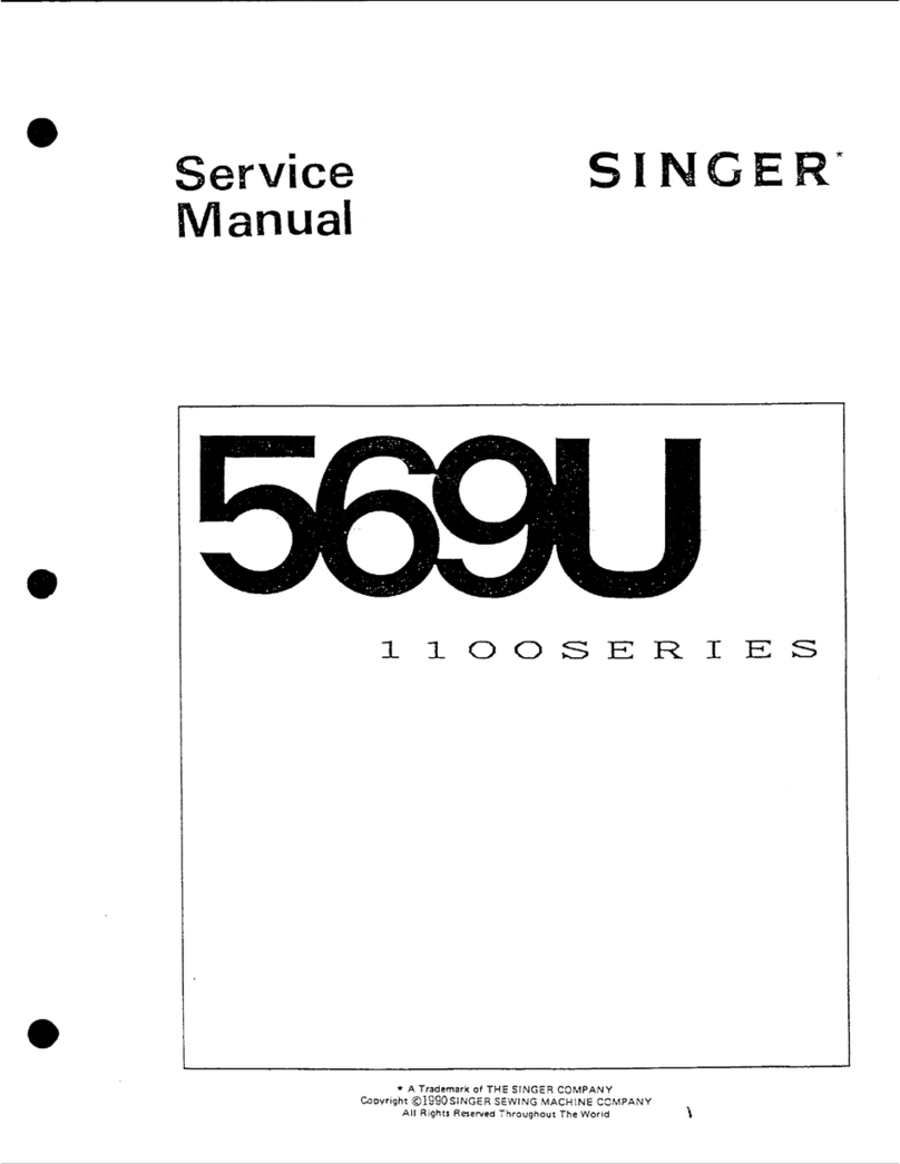 Singer 569U 1100 series User manual Singer 569U 1100 series User manual