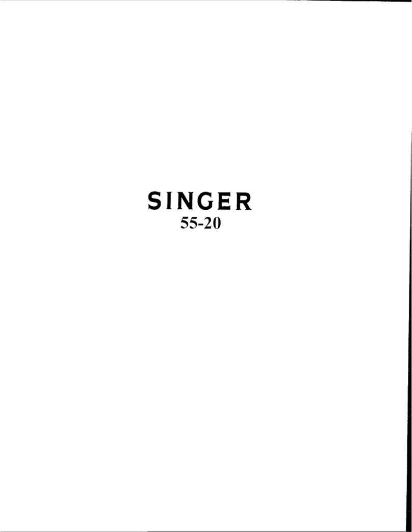 Singer 55-20 Quick start guide Singer 55-20 Quick start guide