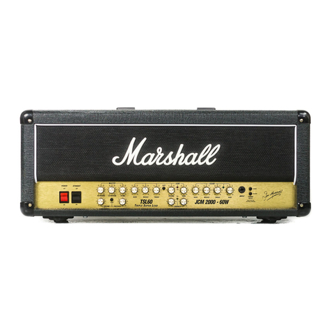 Marshall Amplification JCM 2000 TSL 60 User manual