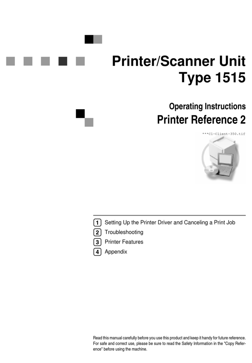 Savin 1515 User manual
