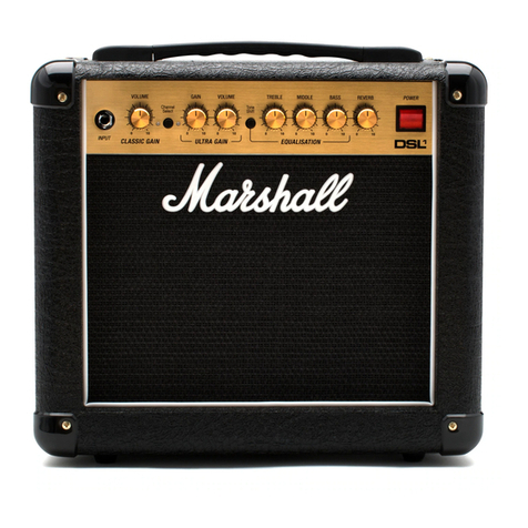 Marshall Amplification DSL-1H owner's manual