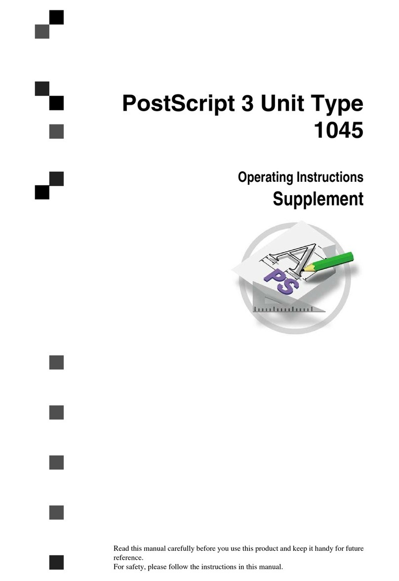Savin 1045 Software guide