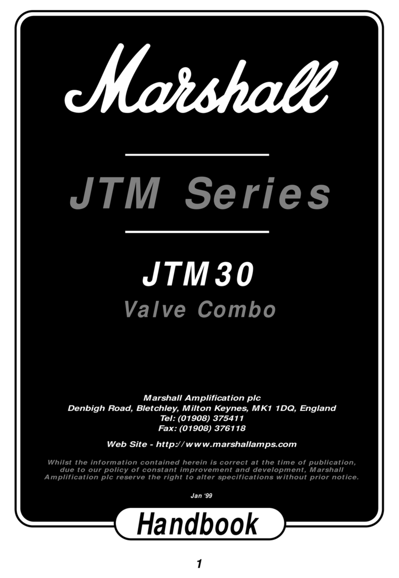 Marshall Amplification JTM30 Handbook